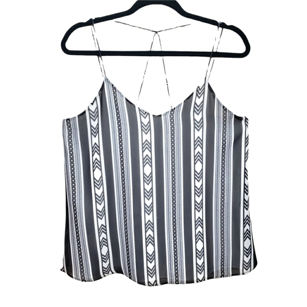 PINK MATRINI Tribal Tank Top Size S